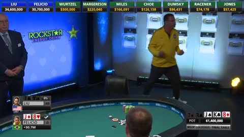 WSOP Heads Up Karma post Quad Flop