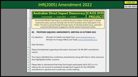 02-08-0001 IHR Amendment Letter