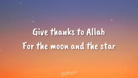 Give Thanks To Allah by Zain Bhikha (With Lyrics)