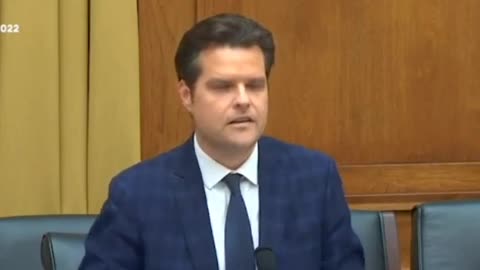 "WHY DIDN’T YOU RAID HUNTER BIDEN TOO?" Matt Gaetz ERUPTS on FBI Official