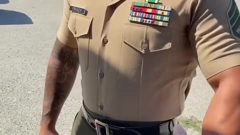 Marine Drill Instructor Vs. Tickle Monster