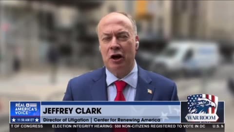 Jeff Clark -he said Biden is admitting that the justice department works for him