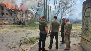 Two killed, 23 injured in attack on medical facility in central Ukraine