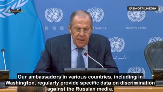 Sergey Lavrov - West has become uncomfortable with presence of alternative points of view