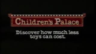 December 11, 1987 - Classic Ad for Children's Palace Toy Store