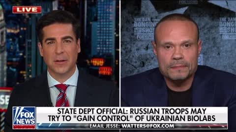 Jesse Waters interviewing Dan Bongino