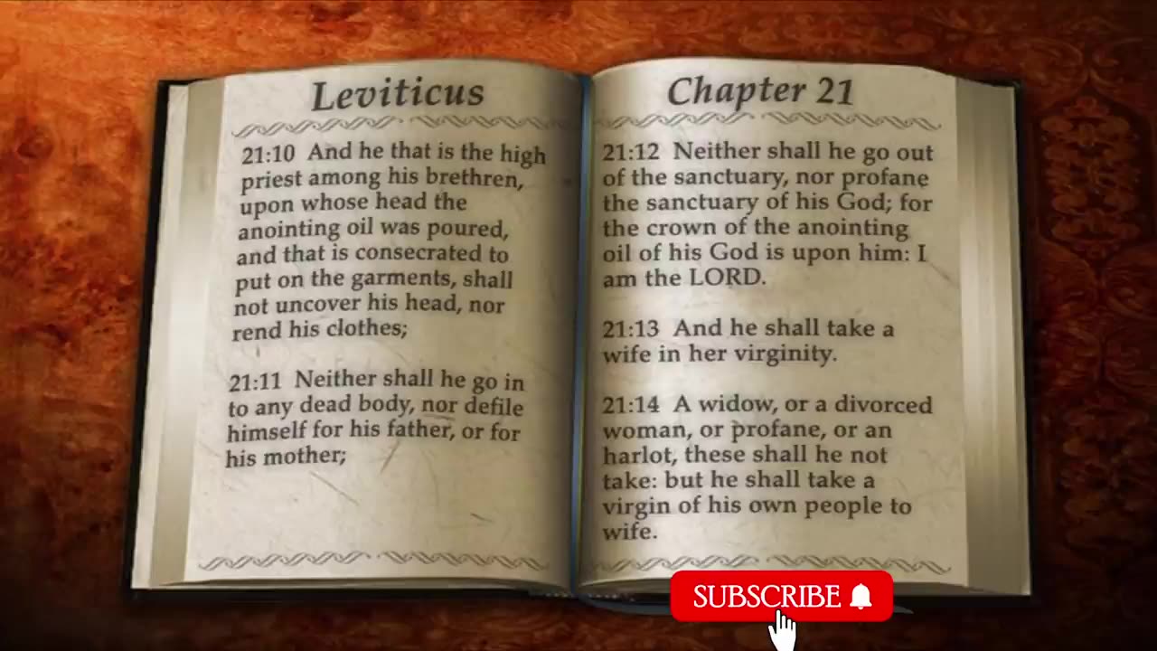 Kjv Bible The Book Of Leviticus Read By Alexander Scourby ｜ Audio And Text 0638