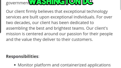 🔥 IT Job HIRING NOW! $190K+💰 (Job of the Day) Washington DC