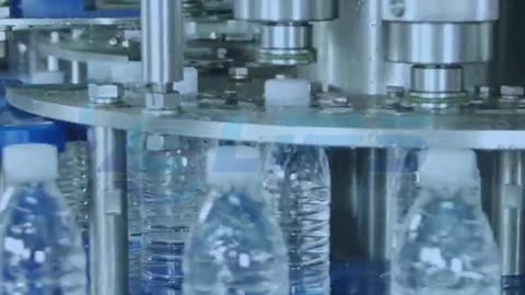 bottled mineral water production line #fillingline#packagingline#fyp#industrial#bottledwater