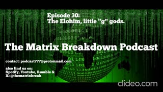 Ep. 30: The Elohim little "g" gods.