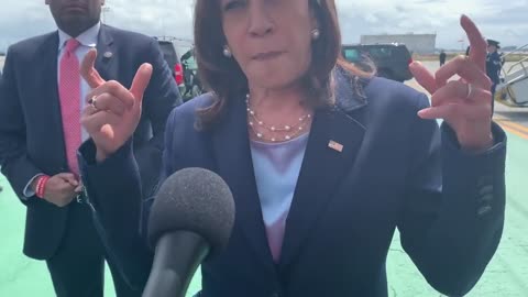 VP Harris Ignores Title 42 Question, Walks Away