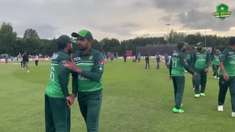 Pakistan Team Celebrations After Exhilarating Victory in Rotterdam