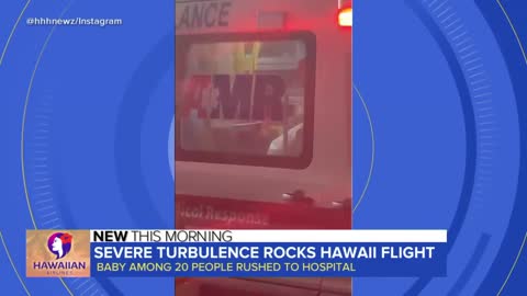 Severe turbulence rocks Hawaii flight