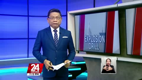 Pinakabagong aircraft carrier ng Amerika na USS Gerald R. Ford, sinabak sa explosion drill | 24 Oras