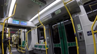 💥Take A Ride On New Boston Subway GREEN LINE T MBTA Trains🚆