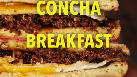 33_concha breakfast sando ⠀ ⠀ #sandwich #FoodTok