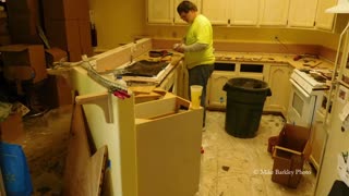 2024 Kitchen Demo for New Countertops in 2 Minutes