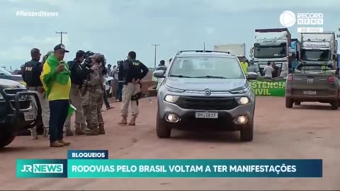 Rodovias pelo Brasil voltam a ter manifestações