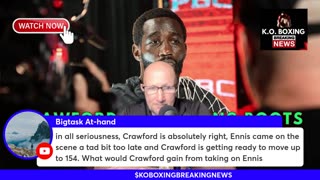 Crawford On Fighting Boots Ennis = "lose-lose, I Deserve To Do Whatever I Want"