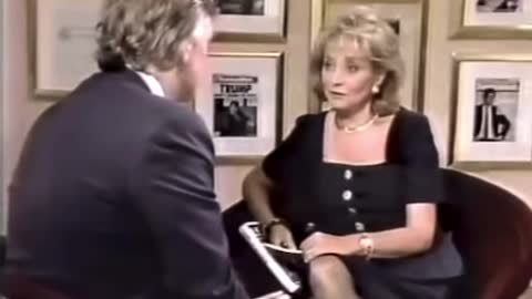 Barbara Walters, interviewed Donald Trump in 1990