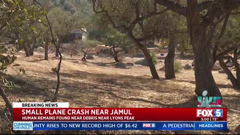 Small Plane Crash Near Jamul