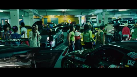 Fast and Furious: Tokyo Drift - Parking garage scene. "Teriyaki boyz" [Blu-ray, 4K]