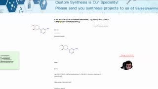 4-Pyrimidinamine 2-[(3R,4S)-3-fluoro-4-methoxy-1-piperidinyl] CAS: 1612174-03-4