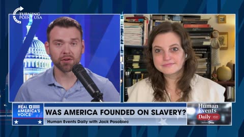 Jack Posobiec: "The economy of British North America was not reliant as a whole on slavery..."