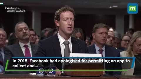 Mark Zuckerberg apologize to u.s senate explained