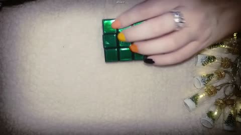 ASMR, NO TALKING, SLEEP - tapping_タッピング_tapotement 🎧︎ 👂 🎧︎ 💅 Rubik Cube