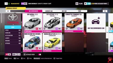 FORZA HORIZON 5 Race 10 (Volcan Sprint)