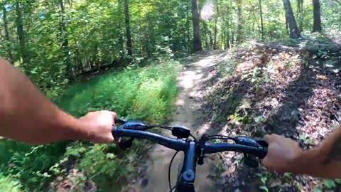 This neighborhood has the most epic MTB trail #viral