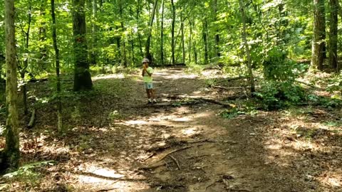 Picking mushroom with kido