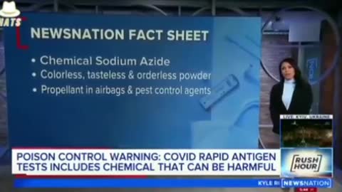 MSM CONFIRMS PCR TESTS ARE LACED WITH POISONOUS CHEMICAL SODIUM AZIDE