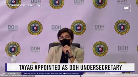 Tayag appointed as DOH Undersecretary