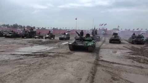 Indian Army Ghost Armored Regiment Parade