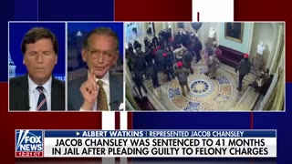 J6: QANON SHAMAN LAWYER speaks to Tucker Carlson about freshly released video.