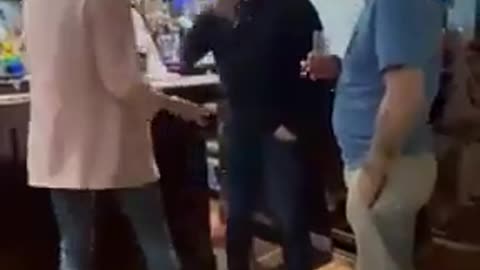 Funny people, a guy goes into a bar and falls down