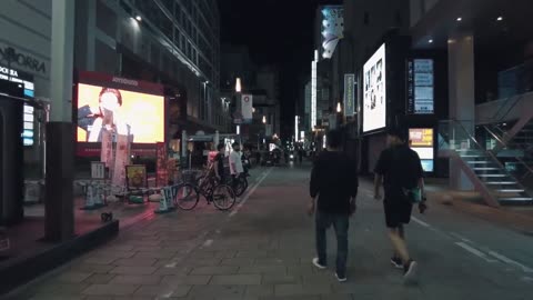 Japan Night Walk in 4K - OSAKA Nightlife Part34