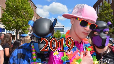 Exeter Devon Britain Gay LGBTQIA+ Pride 2019 Main stage 6 .