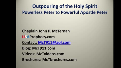 Outpouring of the Holy Spirit