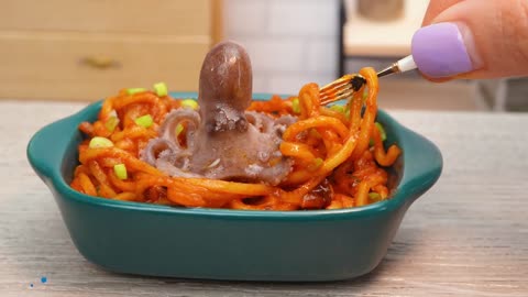 Miniature SUPER SPICY Noodle Recipe