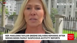Marjorie Taylor Greene Alleges Biden Family Has Committed 'Unbelievable' Crimes