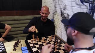 Andrew Tate DESTROYS STRANGER in chess game
