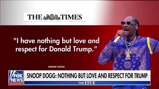 Snoop Dogg Is Jumping On The Trump Train: Watters