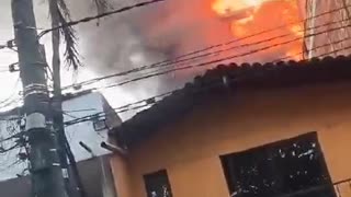 Así fue el incendio en Medellín