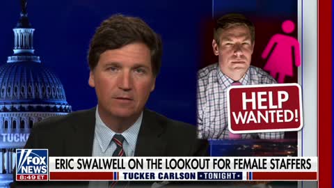 Tucker Carlson gives an update on Eric Swalwell’s latest goings-on
