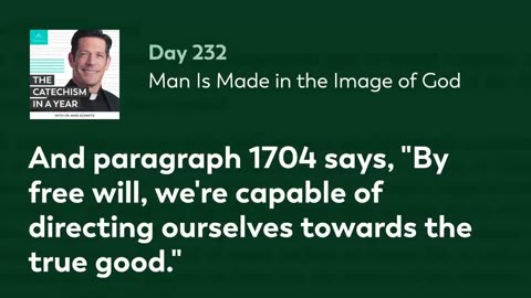 Day 232: Man Is Made in the Image of God — The Catechism in a Year (with Fr. Mike Schmitz)