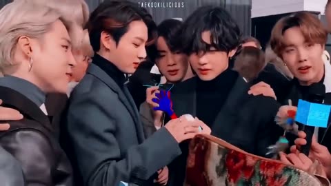 Taekook Moments At Grammys