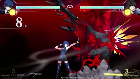 Melty Blood Type Lumina: Ciel Arc Drive and Last Arc Special Attacks